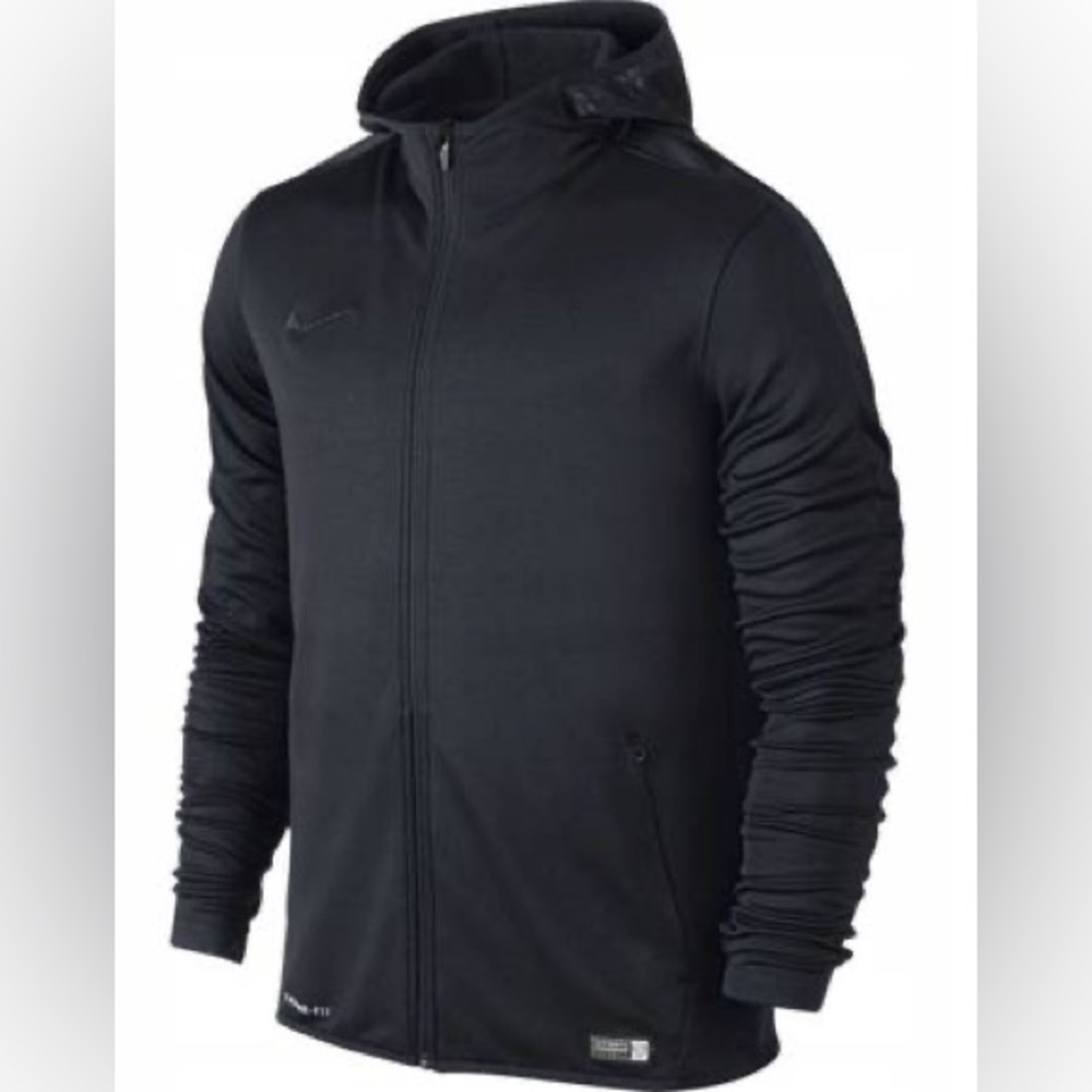 ✔️Nike✔️ Graphic Knit Full-Zip Men's Football Hoodie in Black